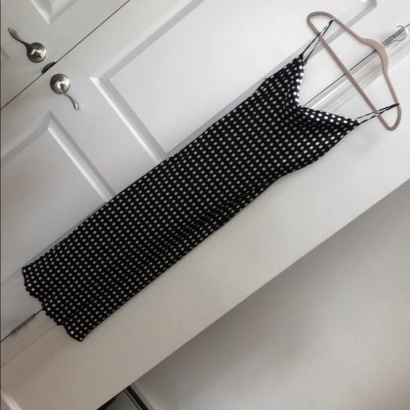 Zara Dresses & Skirts - Zara polka dot silky slip dress, XS